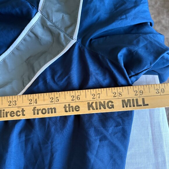 US Air Force Mens Jacket Size L PTU Physical Training Uniform Reflective Blue - Picture 11 of 12
